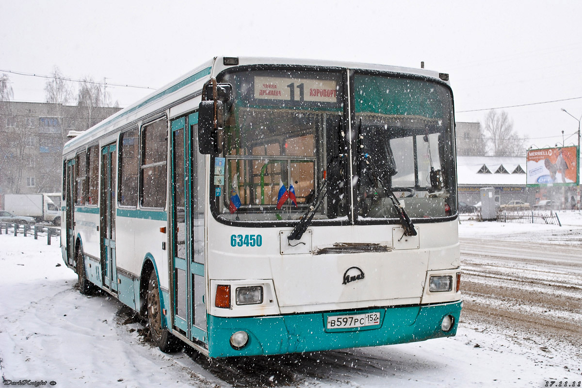 Nizhegorodskaya region, LiAZ-5256.26 # 63450