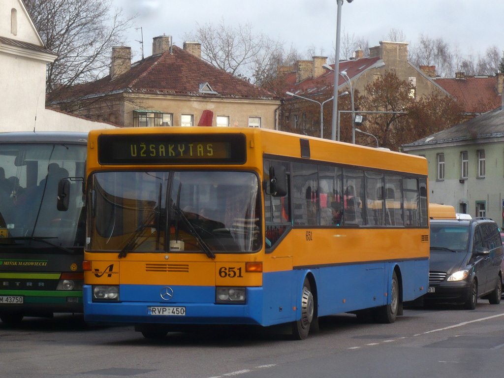 Литва, Mercedes-Benz O405 № 651