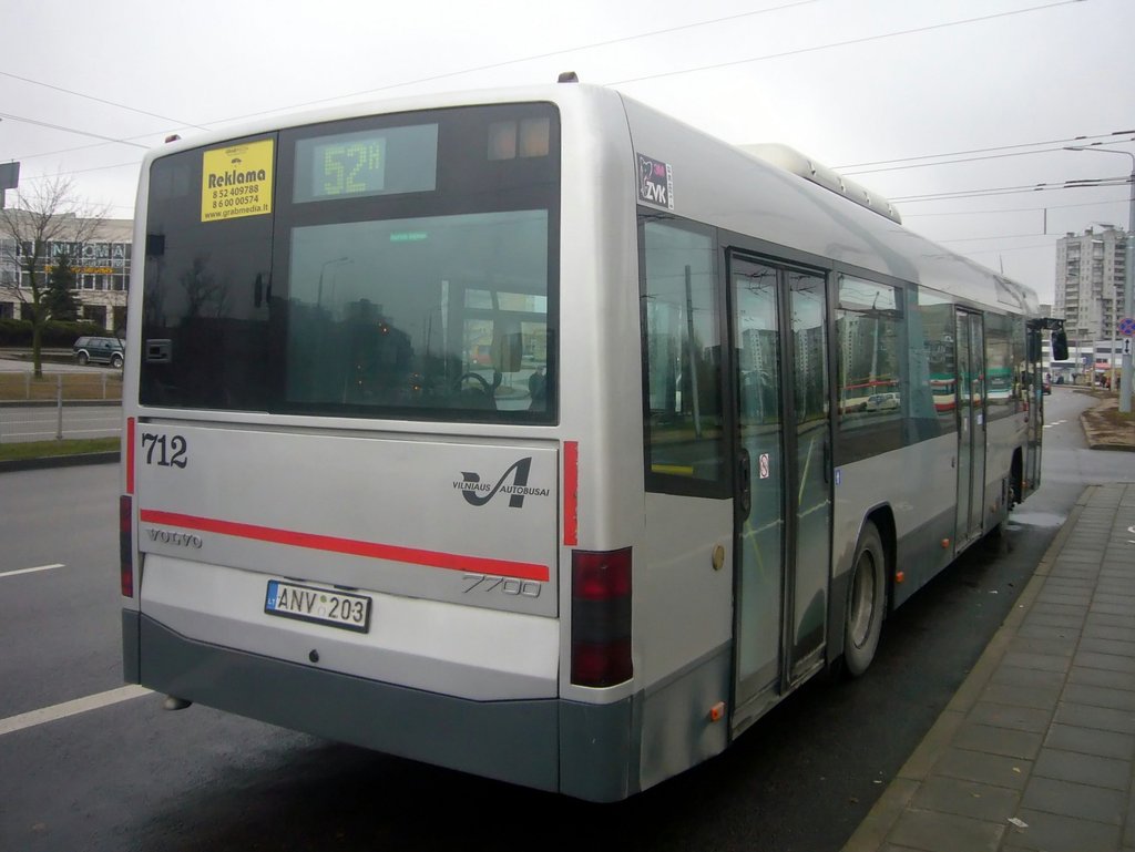 Литва, Volvo 7700 № 712