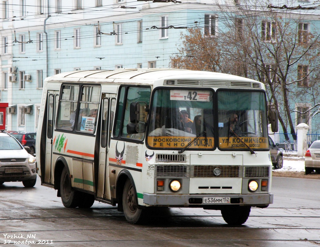 Нижегородская область, ПАЗ-32054 № Е 536 ММ 152