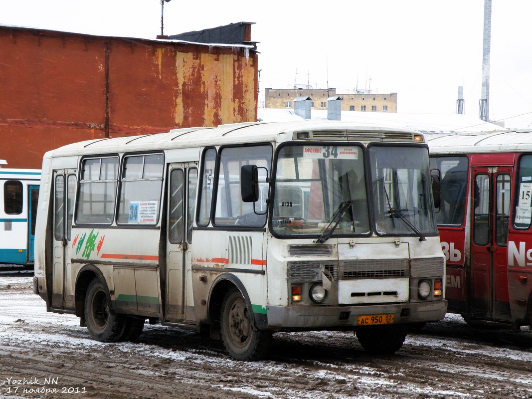 Ніжагародская вобласць, ПАЗ-32054 № АС 950 52