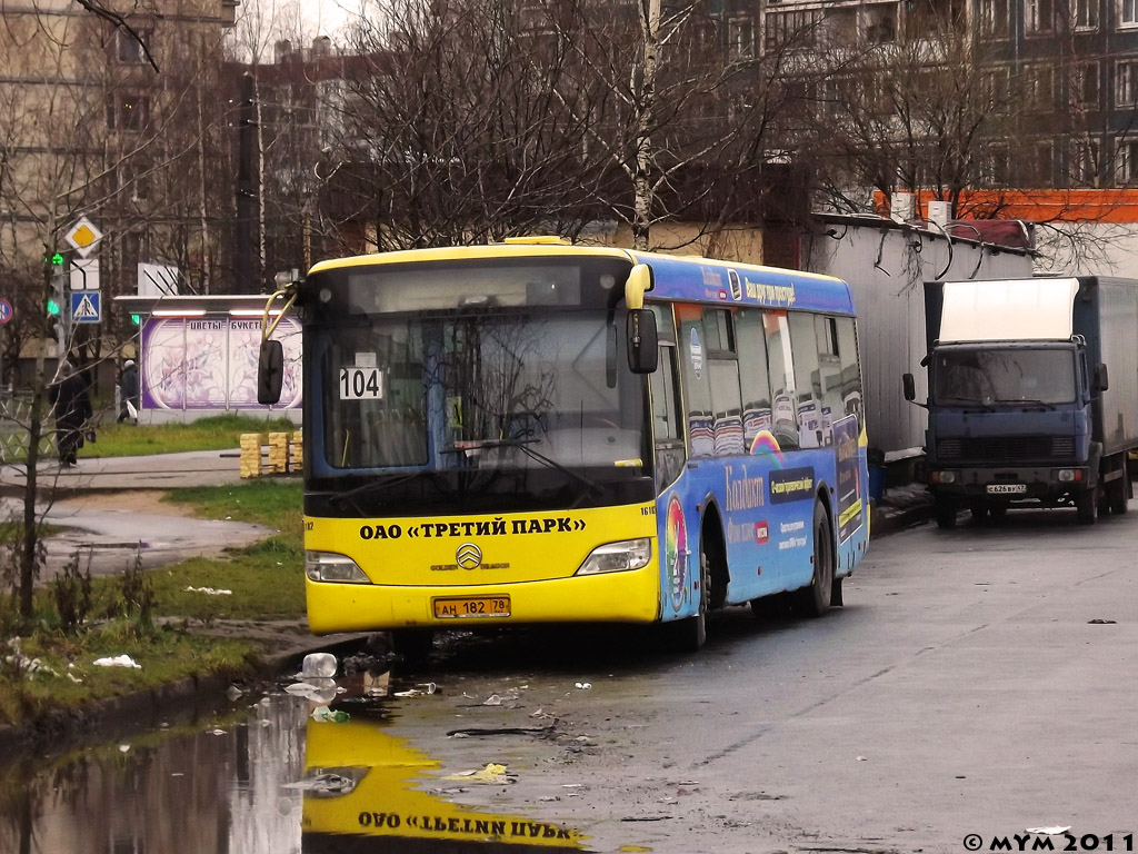 Санкт-Петербург, Golden Dragon XML6112UE № АН 182 78