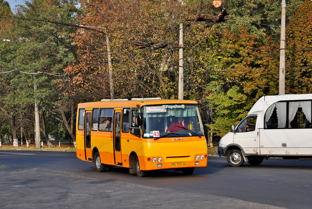 Полтавская область, Богдан А09201 (ЛуАЗ) № BI 0102 AA