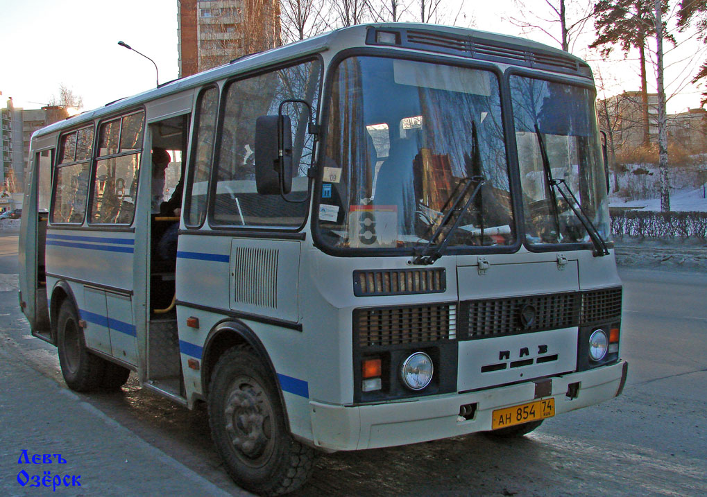 Челябинская область, ПАЗ-32054-07 № АН 854 74