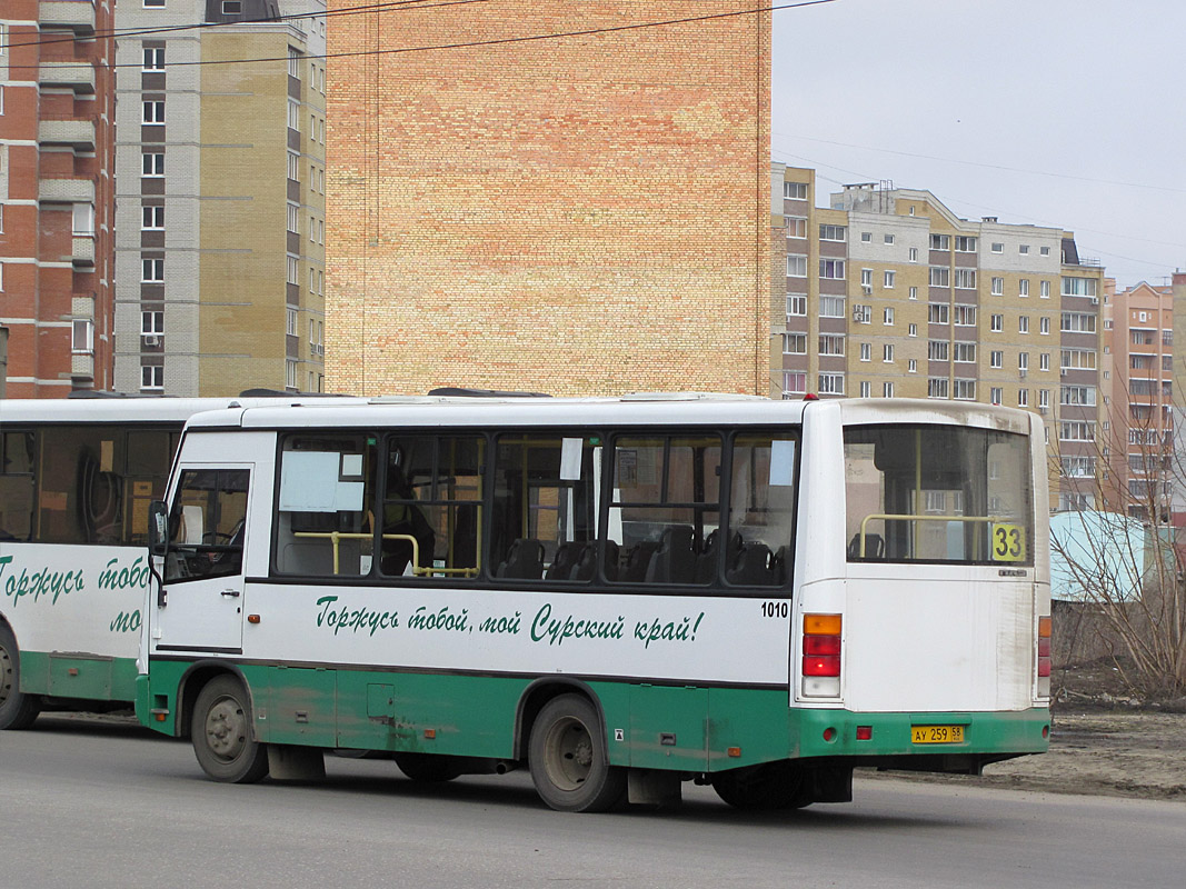 Пензенская область, ПАЗ-320402-03 № 1010