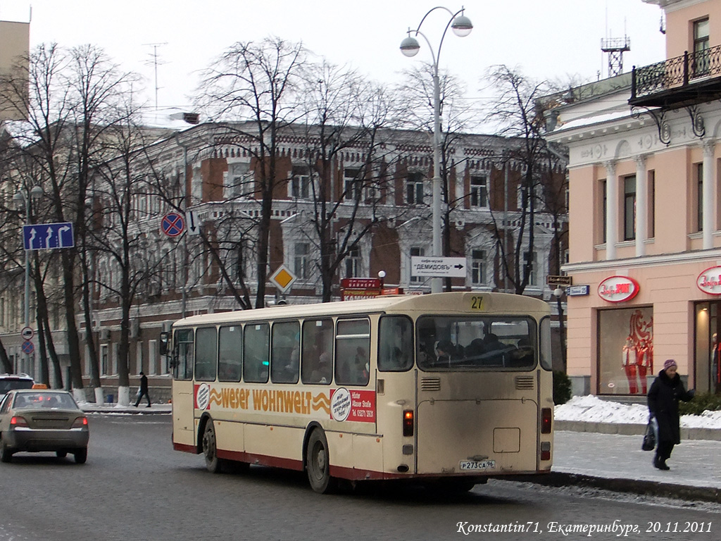 Свердловская область, Mercedes-Benz O305 № Р 273 СА 96