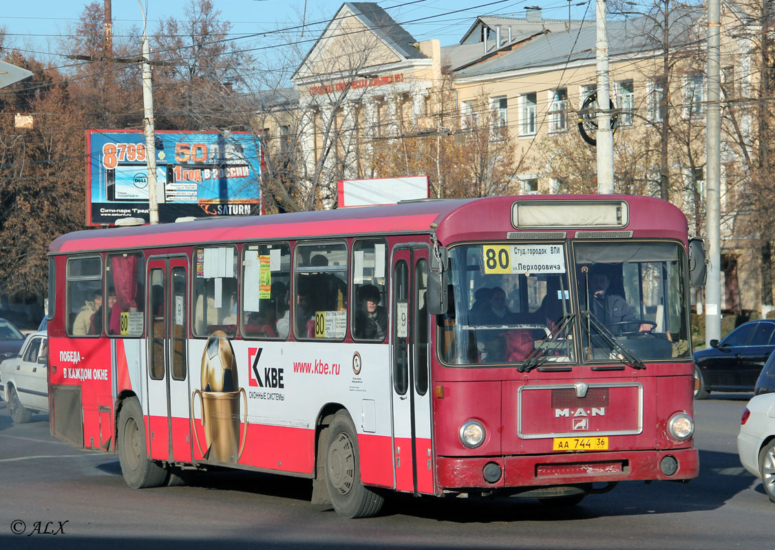 Воронежская область, MAN 789 SÜ240 № АА 744 36