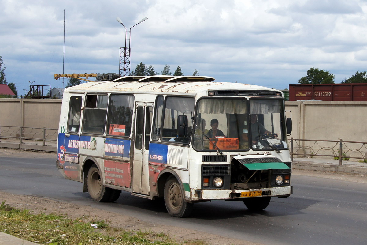 Архангельская область, ПАЗ-3205-110 № АА 818 29