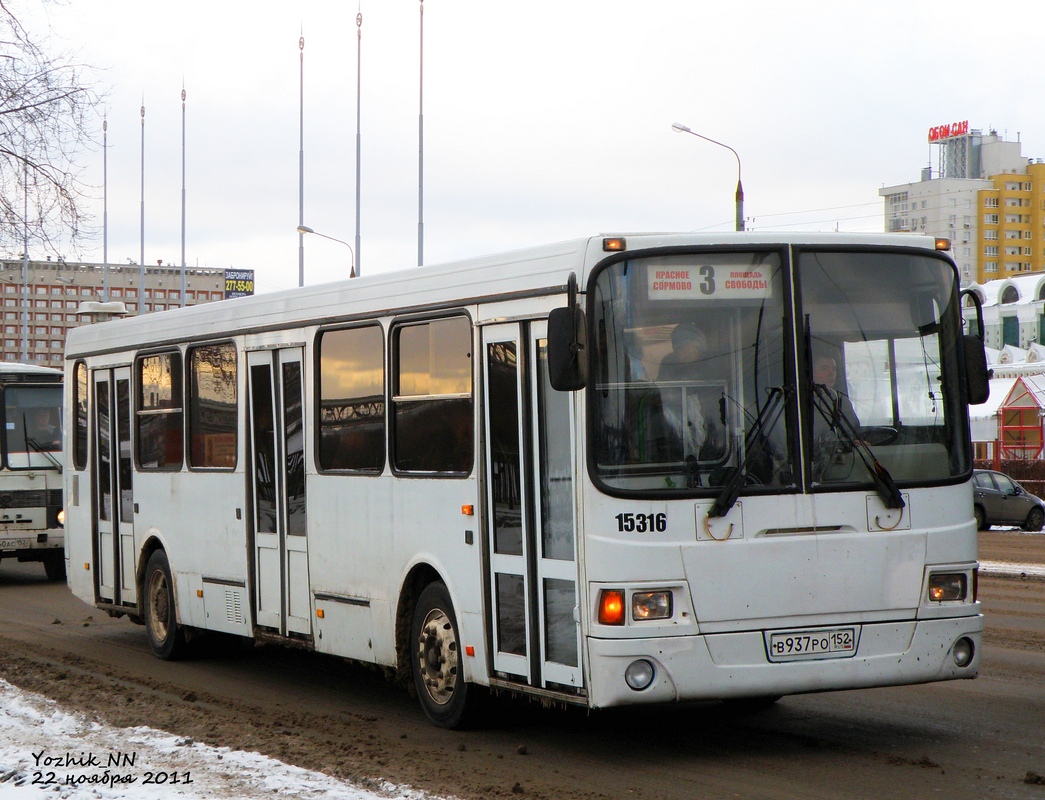 Нижегородская область, ЛиАЗ-5256.25 № 15316