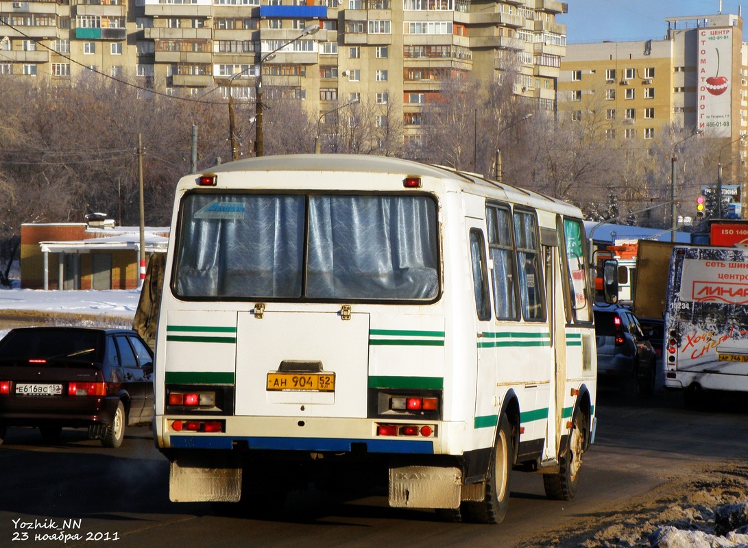 Nizhegorodskaya region, PAZ-32053 # АН 904 52