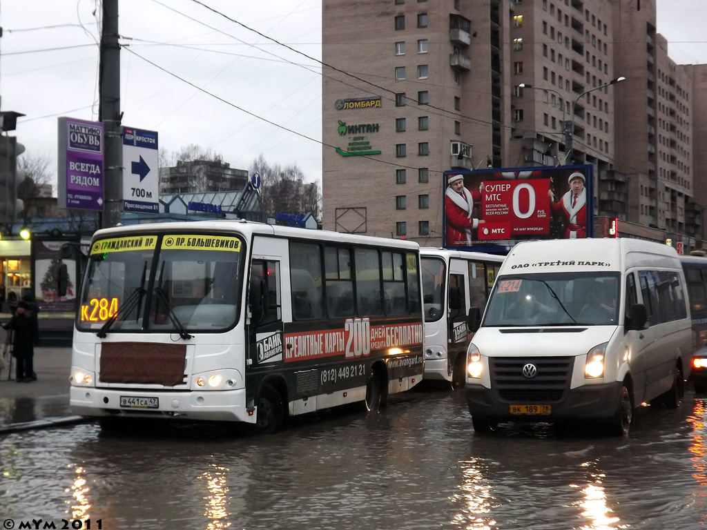 Санкт-Пецярбург, ПАЗ-320402-03 № 173; Санкт-Пецярбург, БТД-2219 (Volkswagen Crafter) № ВК 189 78