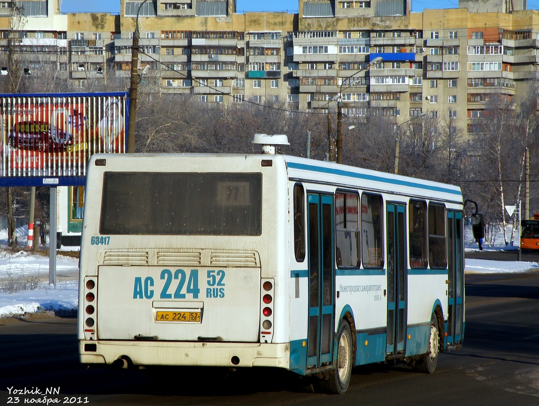 Нижегородская область, ЛиАЗ-5293.00 № 63417