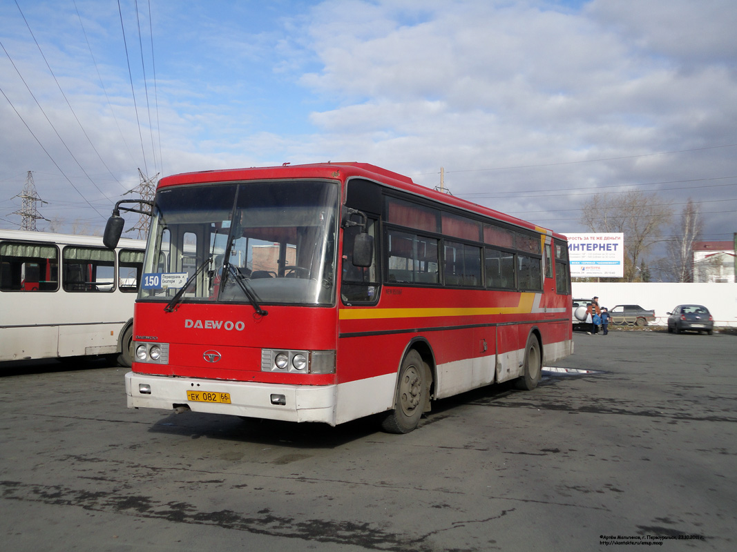 Свердловская область, Kia AM937 (Daewoo New BS106F) № ЕК 082 66