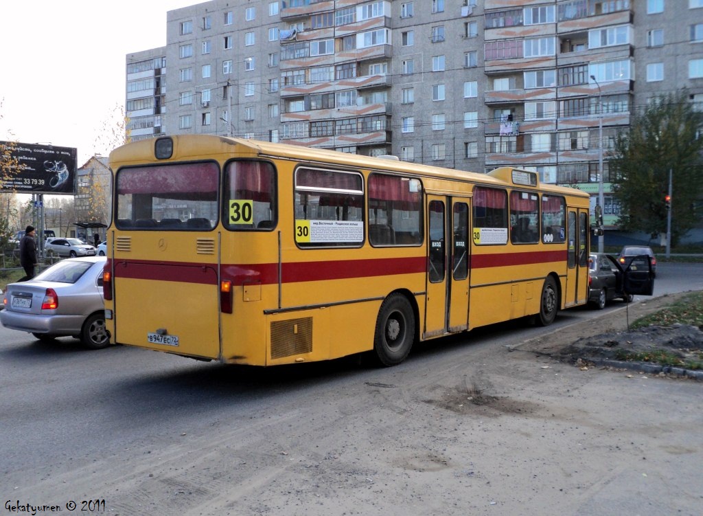 Тюменская область, Mercedes-Benz O305 № В 947 ЕС 72; Тюменская область — Происшествия