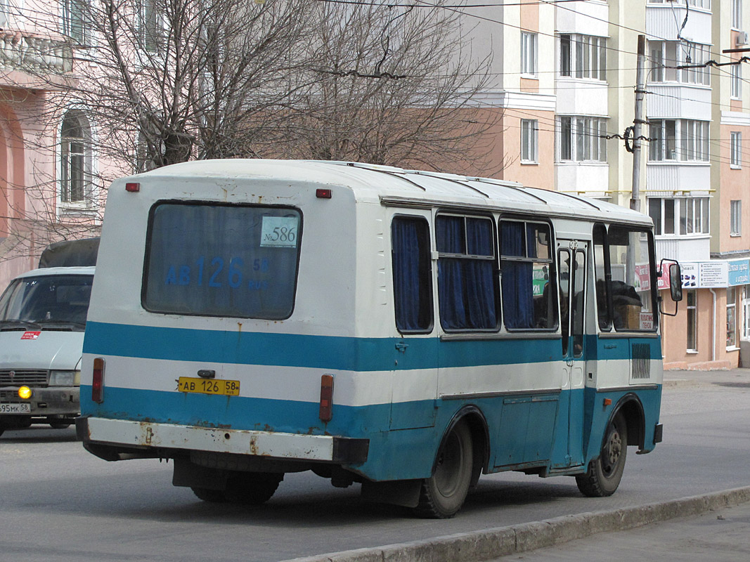 Пензенская область, ПАЗ-3205-110 № АВ 126 58
