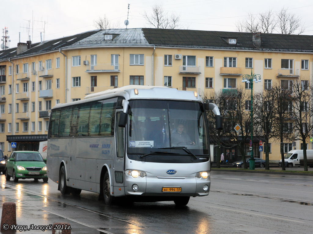 Новгородская область, Heke JAC HK6120 № АС 994 53