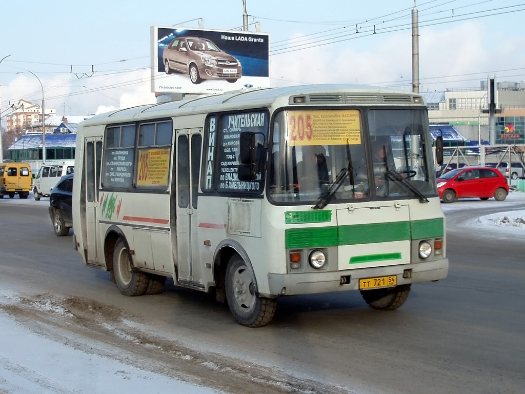 Новосибирская область, ПАЗ-32054 № ТТ 721 54