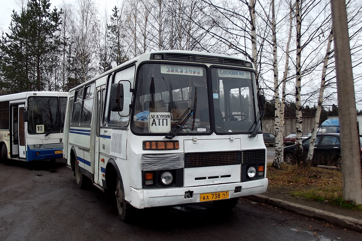 Ленинградская область, ПАЗ-32054 № 660