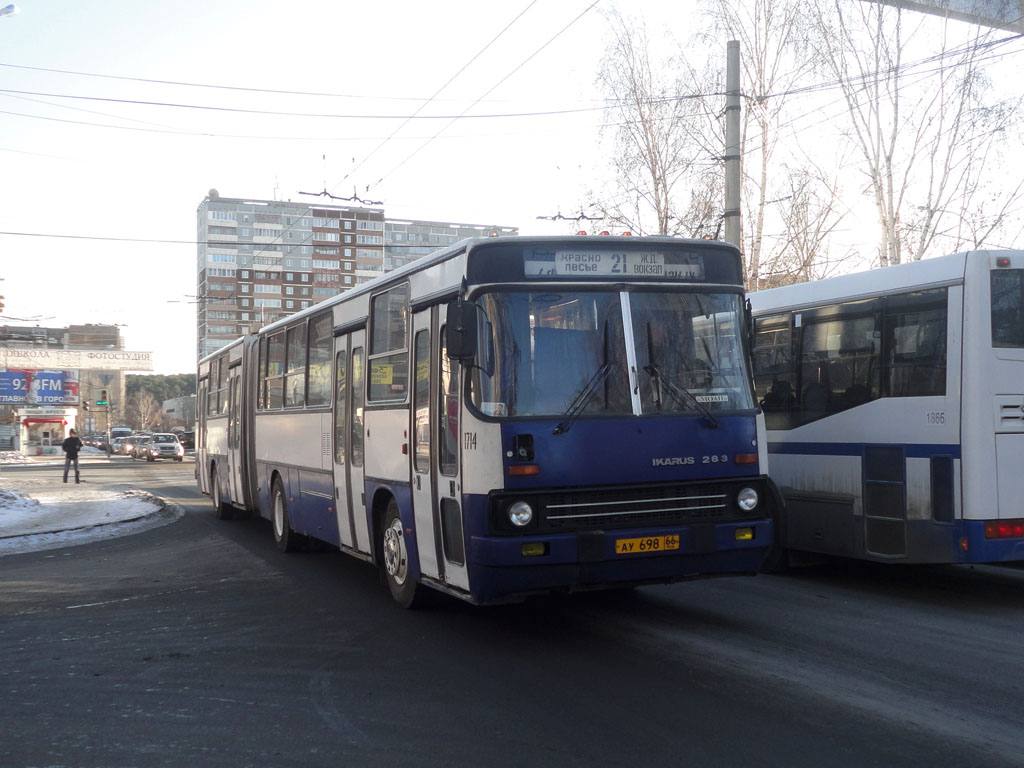 Свердловская область, Ikarus 283.10 № 1714