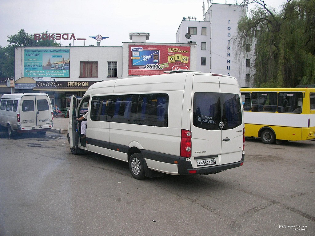 Кабардино-Балкария, БТД-2219 (Volkswagen Crafter) № Х 344 ХХ 07