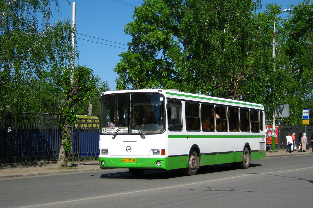 Penza region, LiAZ-5256.45 # АТ 329 58