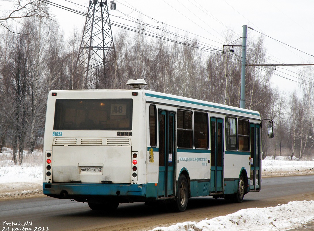 Нижегородская область, ЛиАЗ-5256.25 № 61052