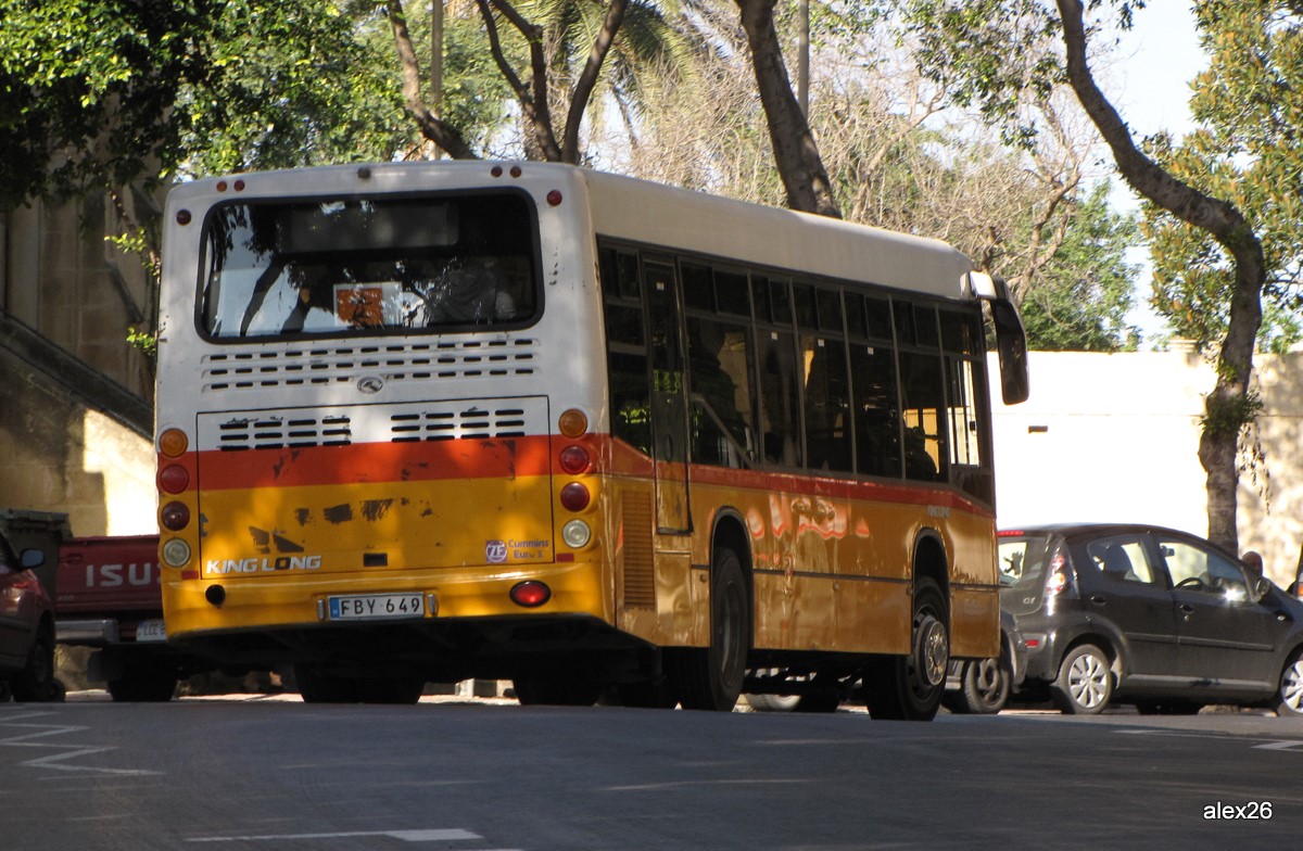 Malta, King Long XMQ6113 Nr. FBY 649
