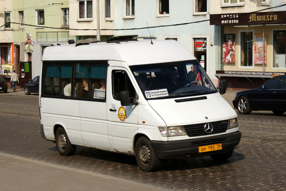 Калининградская область, Mercedes-Benz Sprinter W903 312D № АМ 190 39