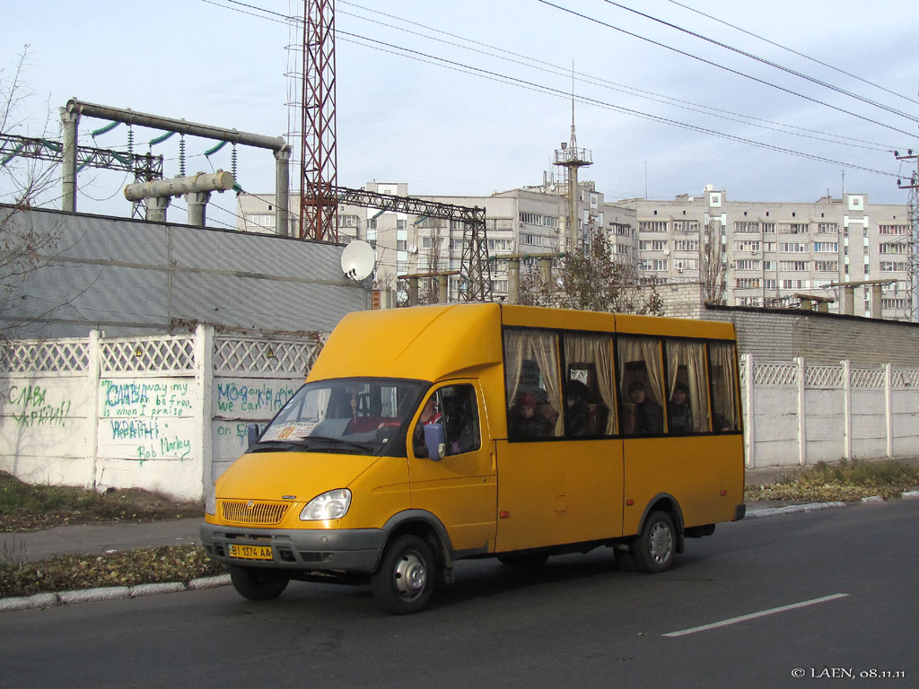 Полтавская область, Рута 20 № BI 1374 AA