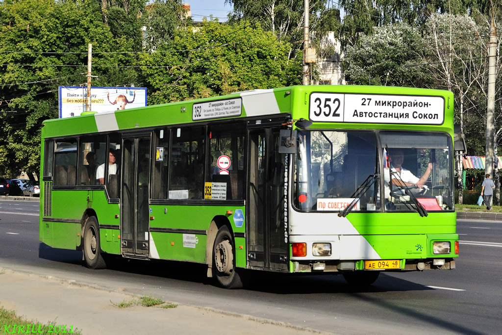 352 маршрутка в Липецке - маршрут на карте c остановками.