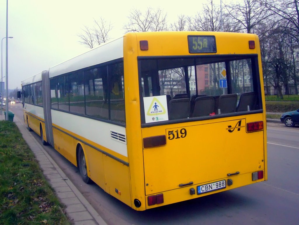 Литва, Mercedes-Benz O405G № 519