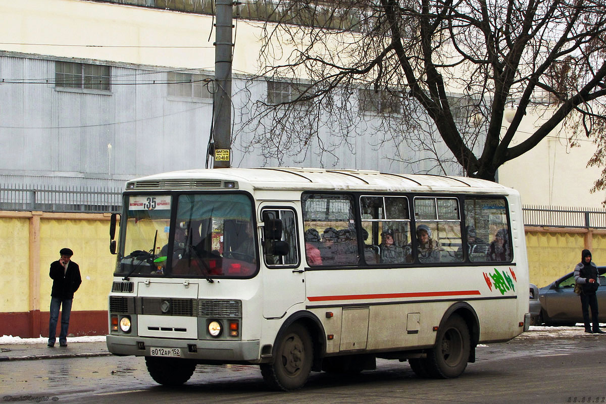 Нижегородская область, ПАЗ-32054 № В 012 АР 152