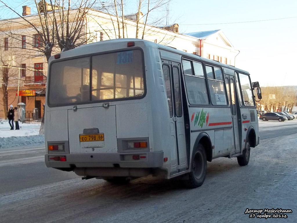 Свердловская область, ПАЗ-32054 № ЕО 798 66