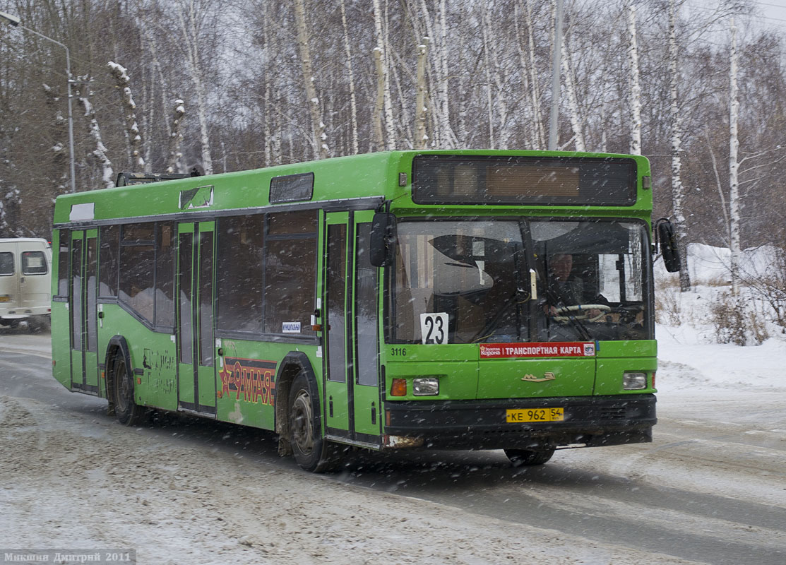 Новосибирская область, МАЗ-103.075 № 3116