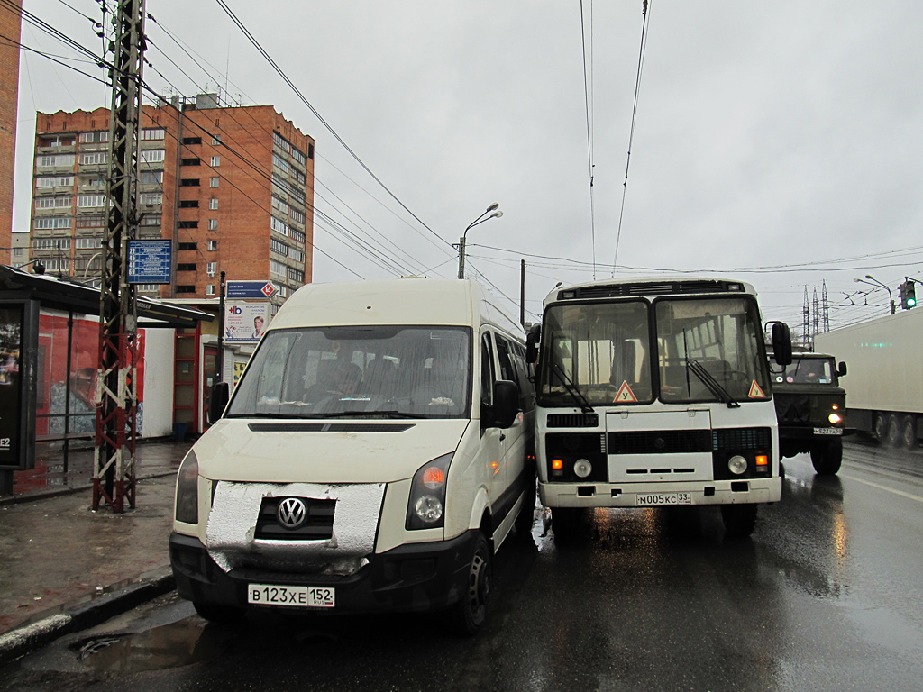 Нижегородская область, Артан-2243 (Volkswagen Crafter) № В 123 ХЕ 152; Владимирская область, ПАЗ-3205-110 № М 005 КС 33; Нижегородская область — Разные фотографии