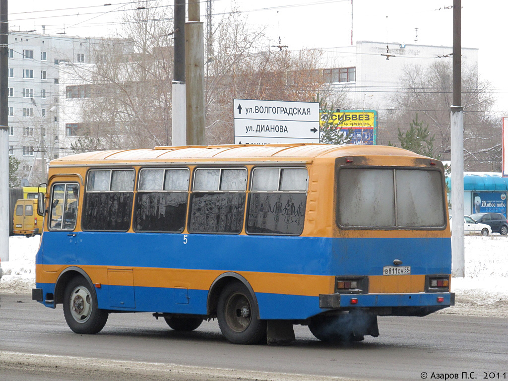 Омская область, ПАЗ-3205 (00) № 5