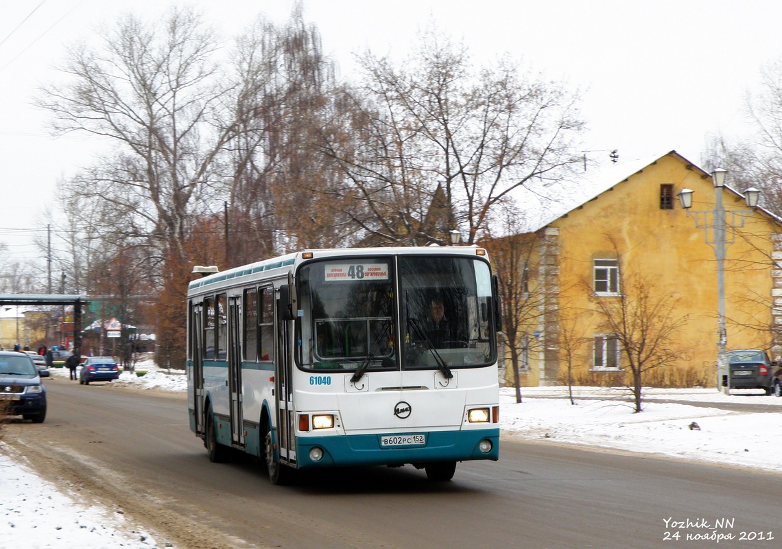 Нижегородская область, ЛиАЗ-5256.25 № 61040