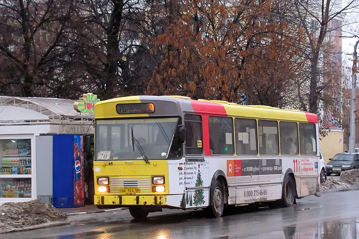 Пензенская область, Van Hool A120/31 № АК 124 58