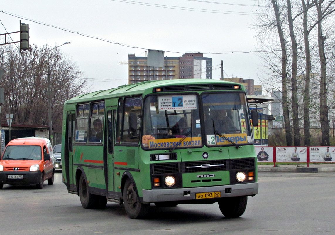 Нижегородская область, ПАЗ-32054 № АО 093 52