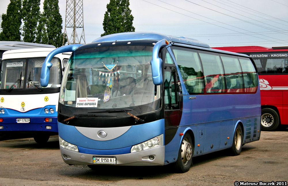 Ровненская область, Yutong ZK6831HE № BK 0150 AI