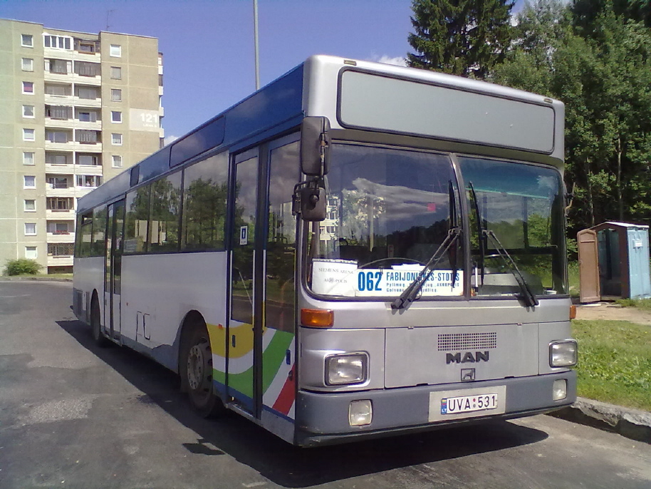 Lithuania, MAN 791 SL202 # UVA 531