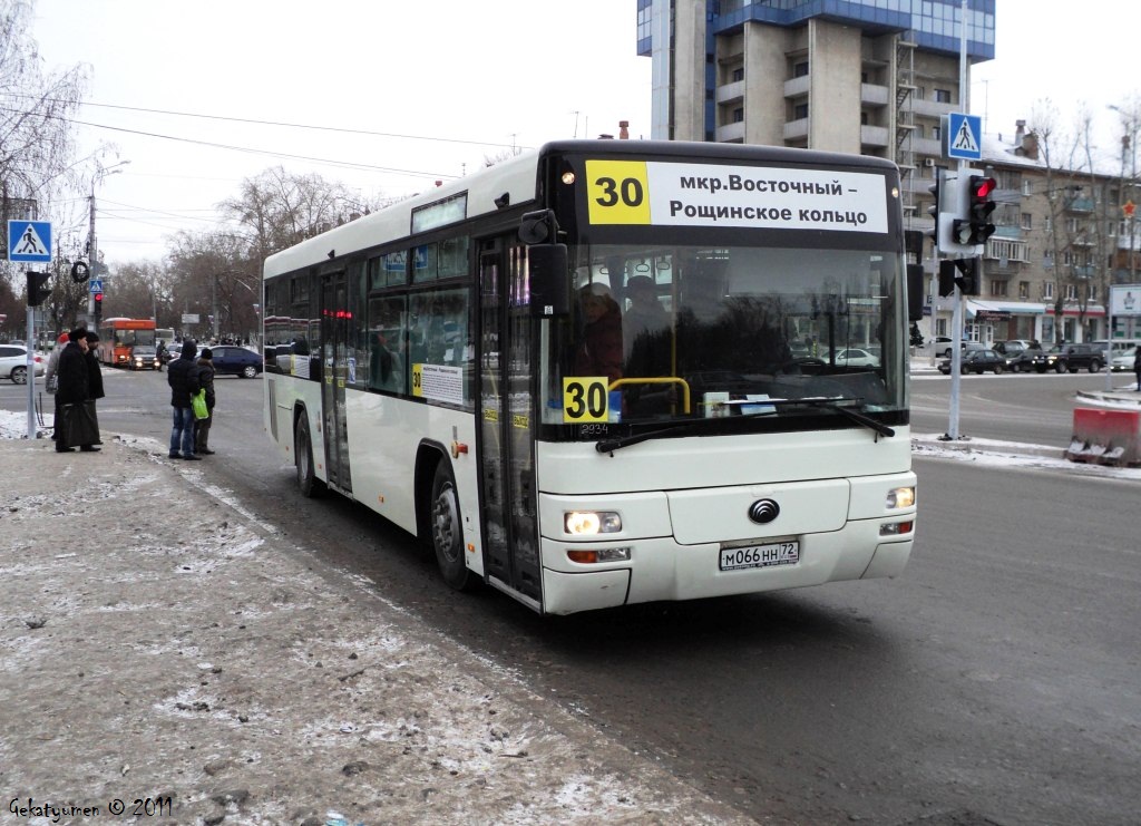 Тюменская область, Yutong ZK6118HGA № М 066 НН 72