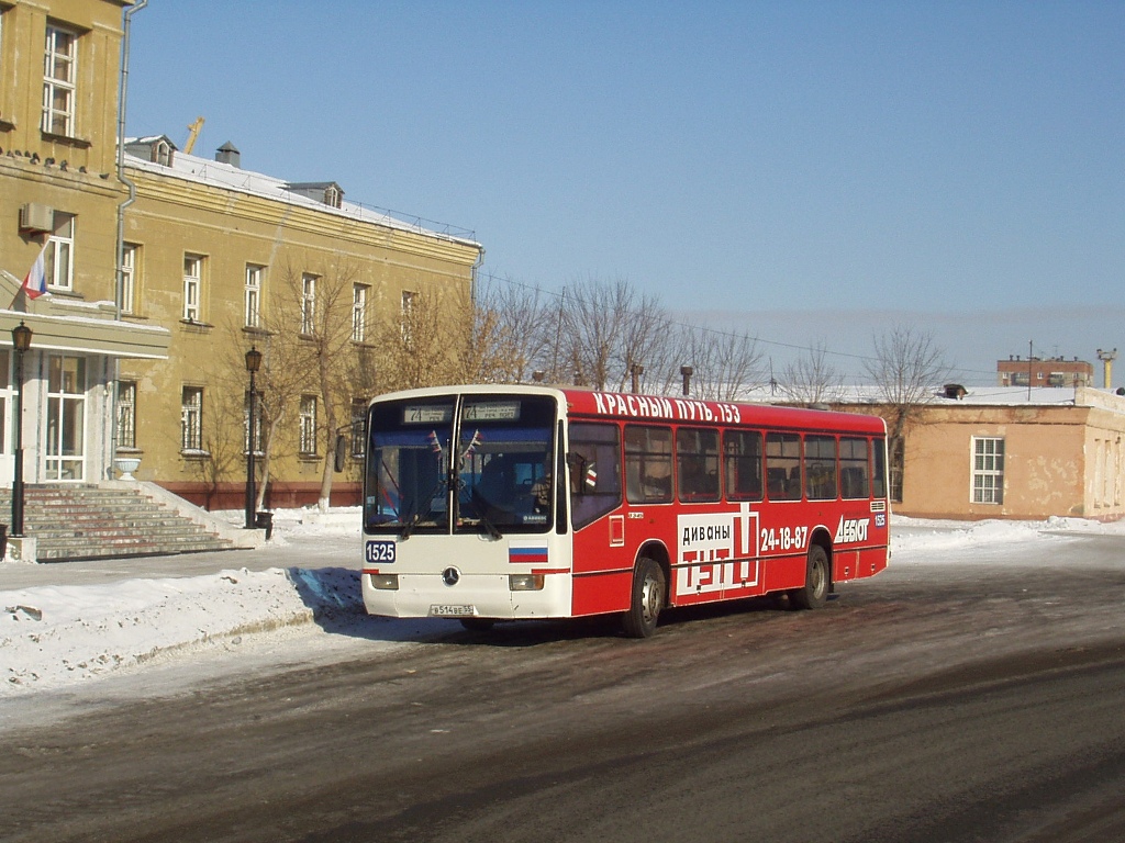 Омская область, Mercedes-Benz O345 № 1525