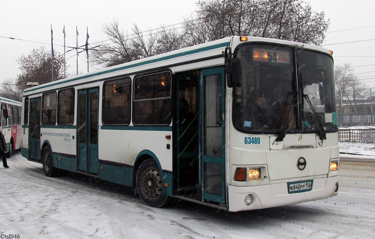 Нижегородская область, ЛиАЗ-5256.25 № 63480