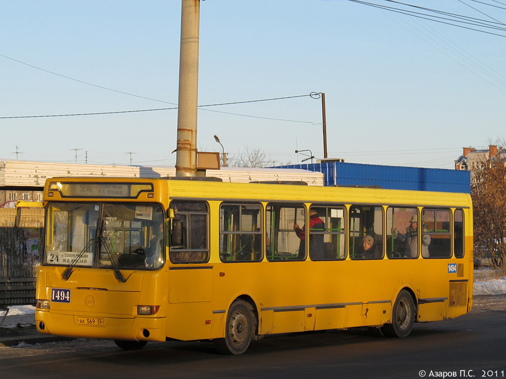 Omsk region, LiAZ-5256.25 č. 1494
