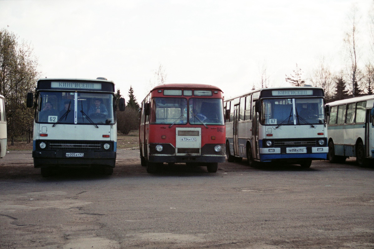 Ленинградская область, Ikarus 263.10 № 04155; Ленинградская область, ЛиАЗ-677М № 04226