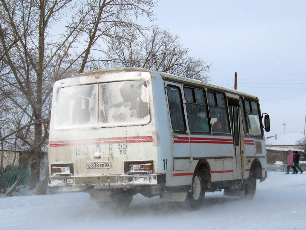 Омская область, ПАЗ-3205 (00) № 11