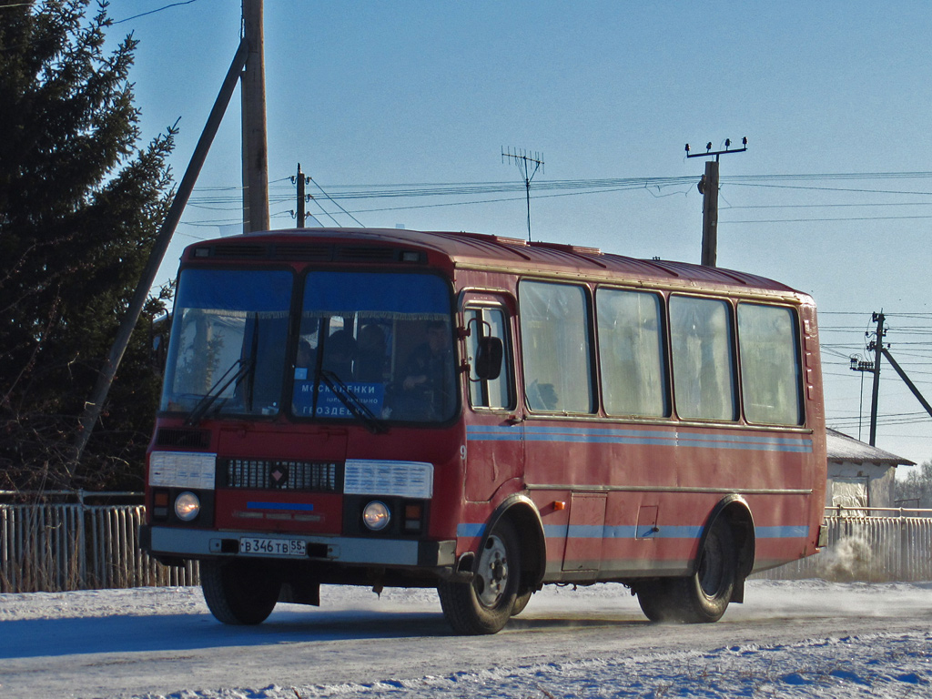 Омская область, ПАЗ-3205 (00) № 9