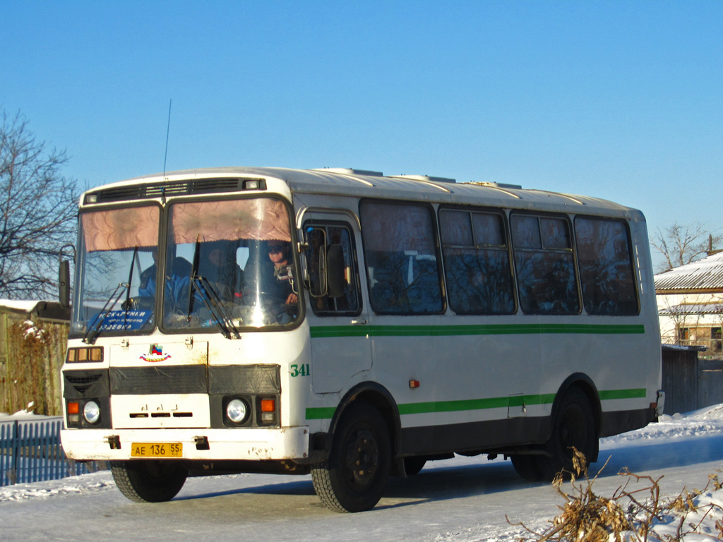 Омская область, ПАЗ-32053 № 341