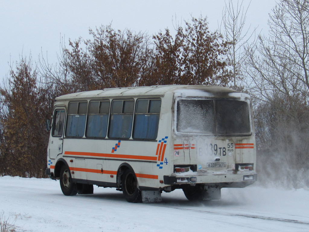 Омская область, ПАЗ-3205 (00) № 4